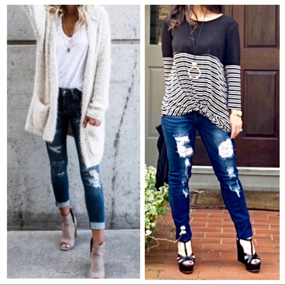 ✨LAST ONE✨Best fitting distressed jeans - Picture 7 of 8